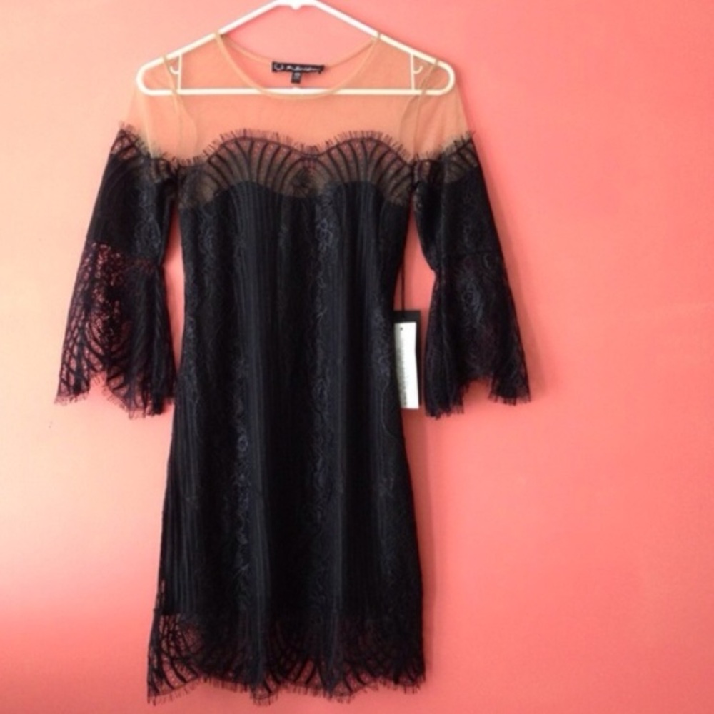 For Love & Lemons belle lace mini dress